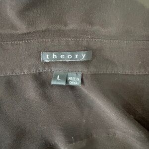 Sheer button down shirt